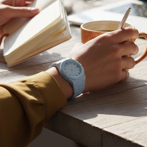 Grey Arabic Aura 999+ Watch with Fiber Material